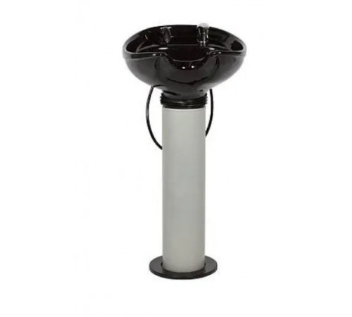 Парикмахерская мойка ЭКО с средней черной раковиной