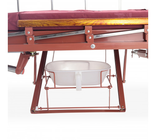 Кровать механическая YG-5 (ММ-5124Д-01) с боковым переворачиванием, туалетным устройством и функцией «кардиокресло»