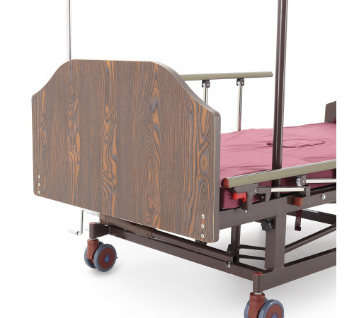 Кровать механическая Е-45А (ММ-5124Н-10) с боковым переворачиванием, туалетным устройством и функцией «кардиокресло»