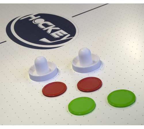 Аэрохоккей «Superior» 7 ф со столешницей, в комплекте аксессуары (221 x 120 x 82 см,мореный дуб)