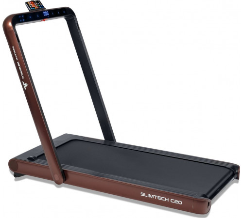 Беговая дорожка Titanium Masters Slimtech C20, коричневая