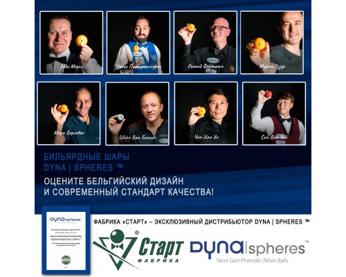 Шары Dynaspheres Silver Snooker 52,4 мм