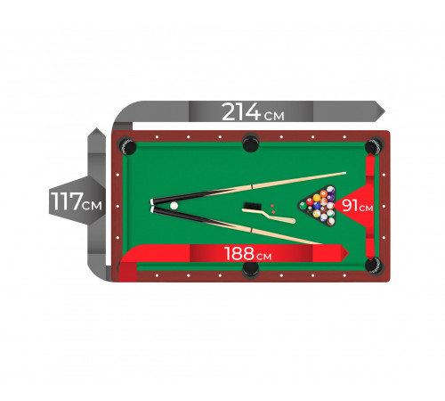 Игровой стол - бильярд DFC PARAGON