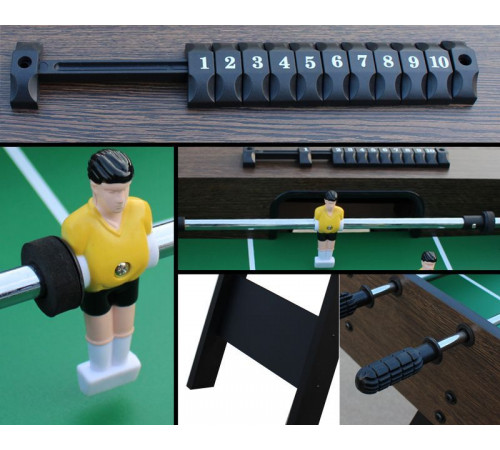 Настольный футбол (кикер) «Stuttgart» (122x61x81см, венге)