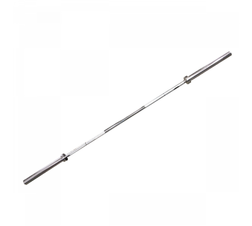 Олимпийский гриф Smith BC103-680 прямой хромированный, нагрузка до 680кг,в комплекте с одной парой пружинных замков
