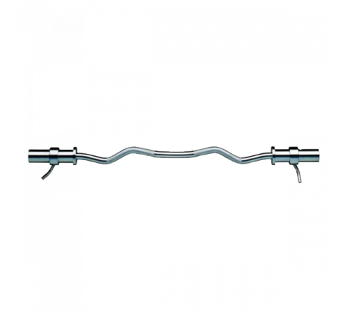 Гриф олимпийский Smith BC111 50 мм, химтравленый слабоизогнутый, 120 см,с упорным подшипником, резиновыми стопорами и пружинными замками