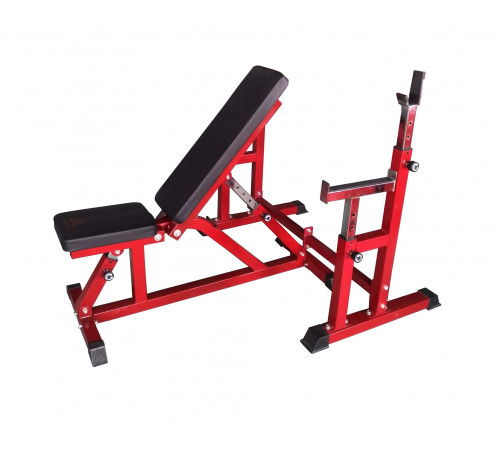 Скамья со стойками под штангу DFC DZ005AB