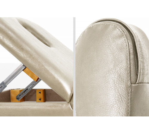 Массажный стол Relax Comfort бежевая кожа