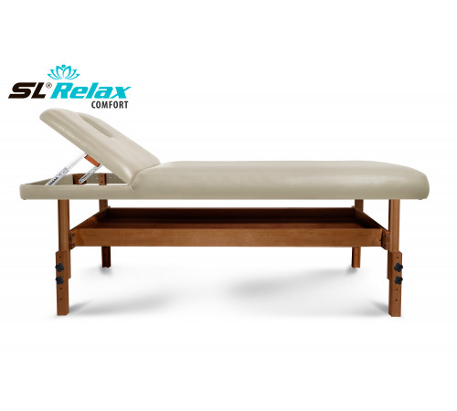 Массажный стол Relax Comfort бежевая кожа
