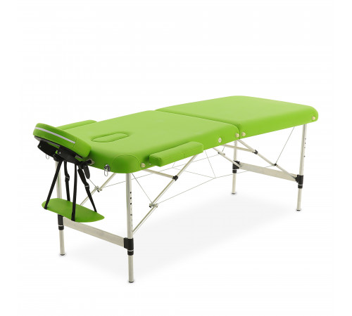 Массажный стол складной алюминиевый JFAL01A 2-х секционный (МСТ-002Л)