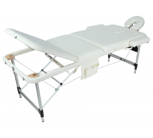 Массажный стол складной алюминиевый JFAL01A М/К (3-х секционный) (МСТ-102Л)