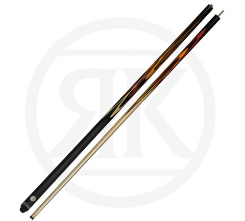 Кий Коралл, черный граб/красный граб /белый граб, 16-запилов, 2PC(ЯК)