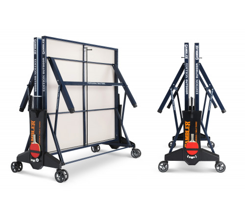 Всепогодный премиальный теннисный стол EDITION Outdoor blue с синей столешницей